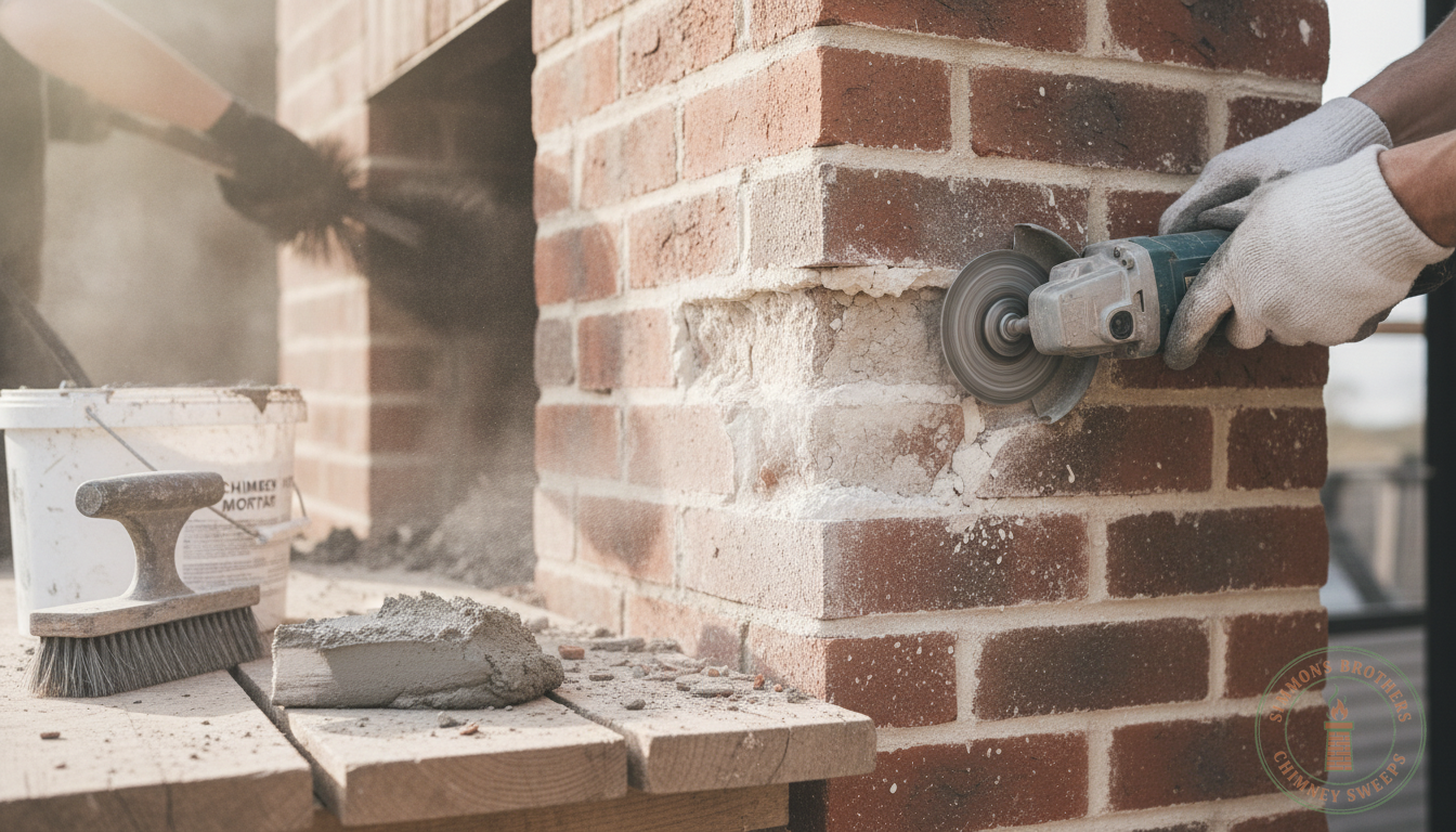 Chimney Masonry Repair & Tuckpointing